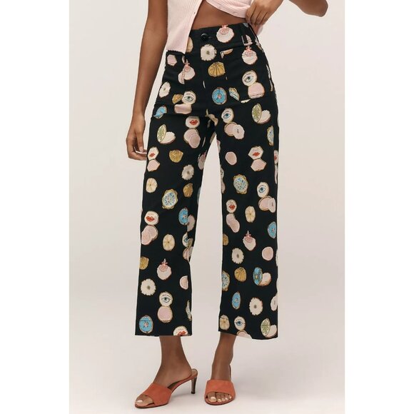 Maeve Pants - The Danielle Kroll Colette Crop Wide-Leg Pants by Maeve 33